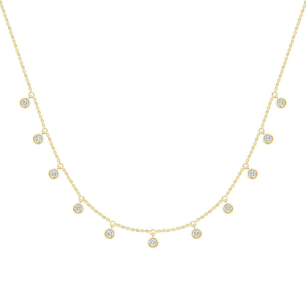 Station Moissanite Necklace