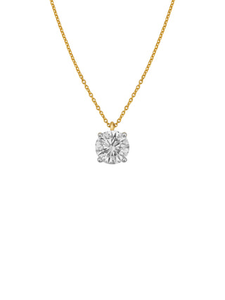 Tara 3/4ct Moissanite Solitaire Necklace