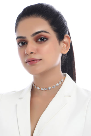 Stellar Glow Choker Necklaces | Adila Jewels