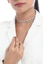 Stellar Glow Choker Necklaces | Adila Jewels