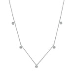Round Sway Moissanite Necklaces  - Adila