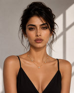 Sway Moissanite Drop Necklace
