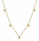Sway Moissanite Drop Necklace