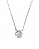 Oval Diana Moissanite Necklace