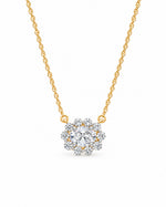 Oval Diana Moissanite Necklace