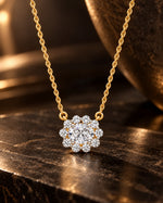 Oval Diana Moissanite Necklace
