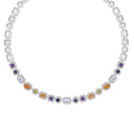Soleia Multi Stone Necklaces for women | Adila Jewels