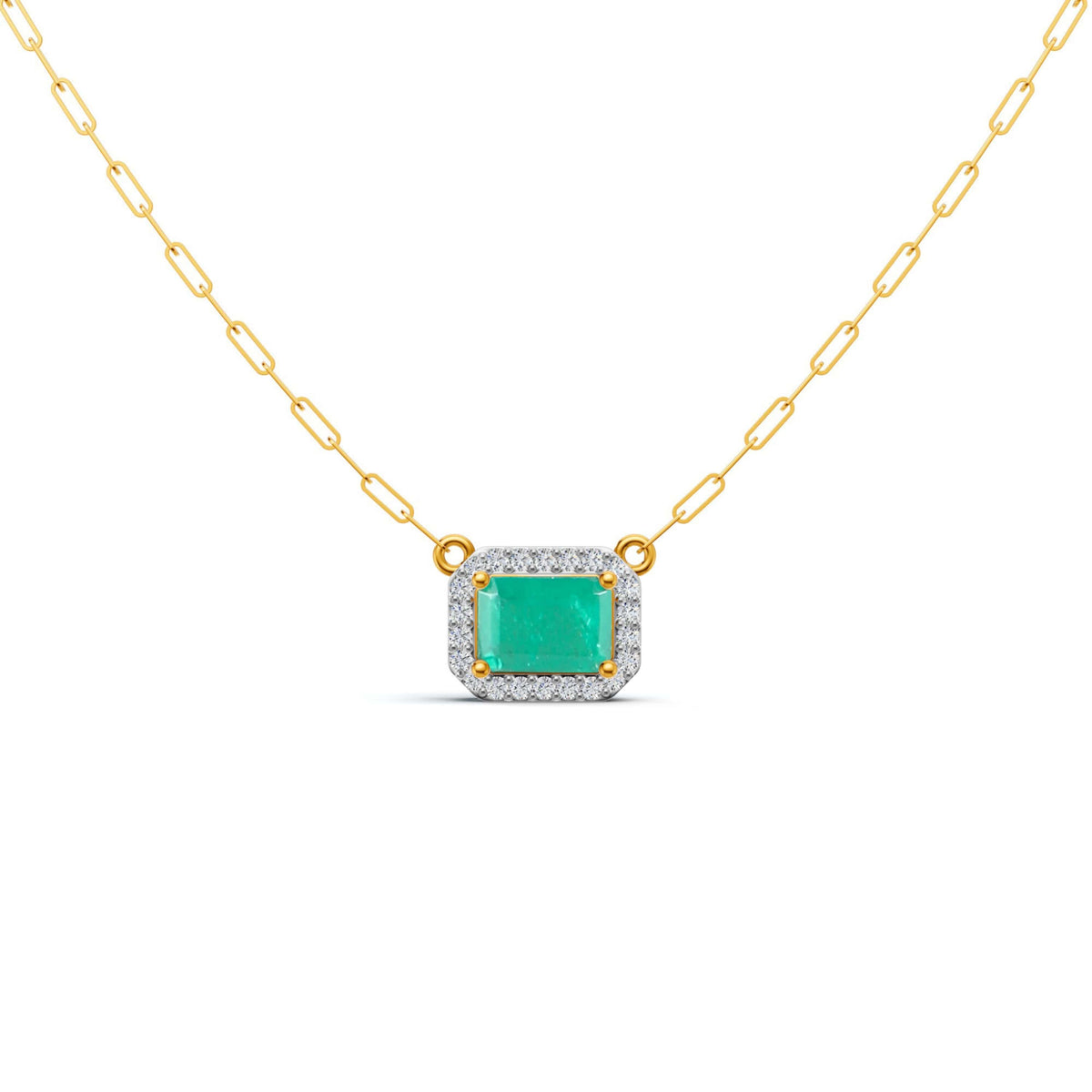 The Emerald Link Necklace