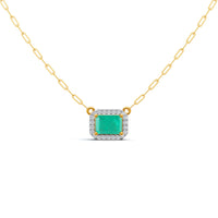 The Emerald Link Necklace