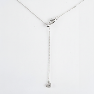 Elan Butterfly Silver Moissanite Necklace