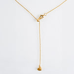 Zira Heart Silver Moissanite Necklace | Adila Jewels