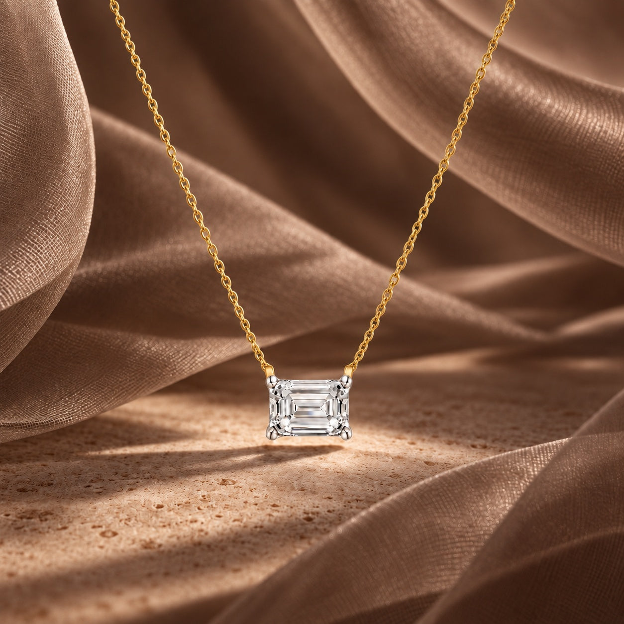 Alia 1.00 carat Solitaire Necklace