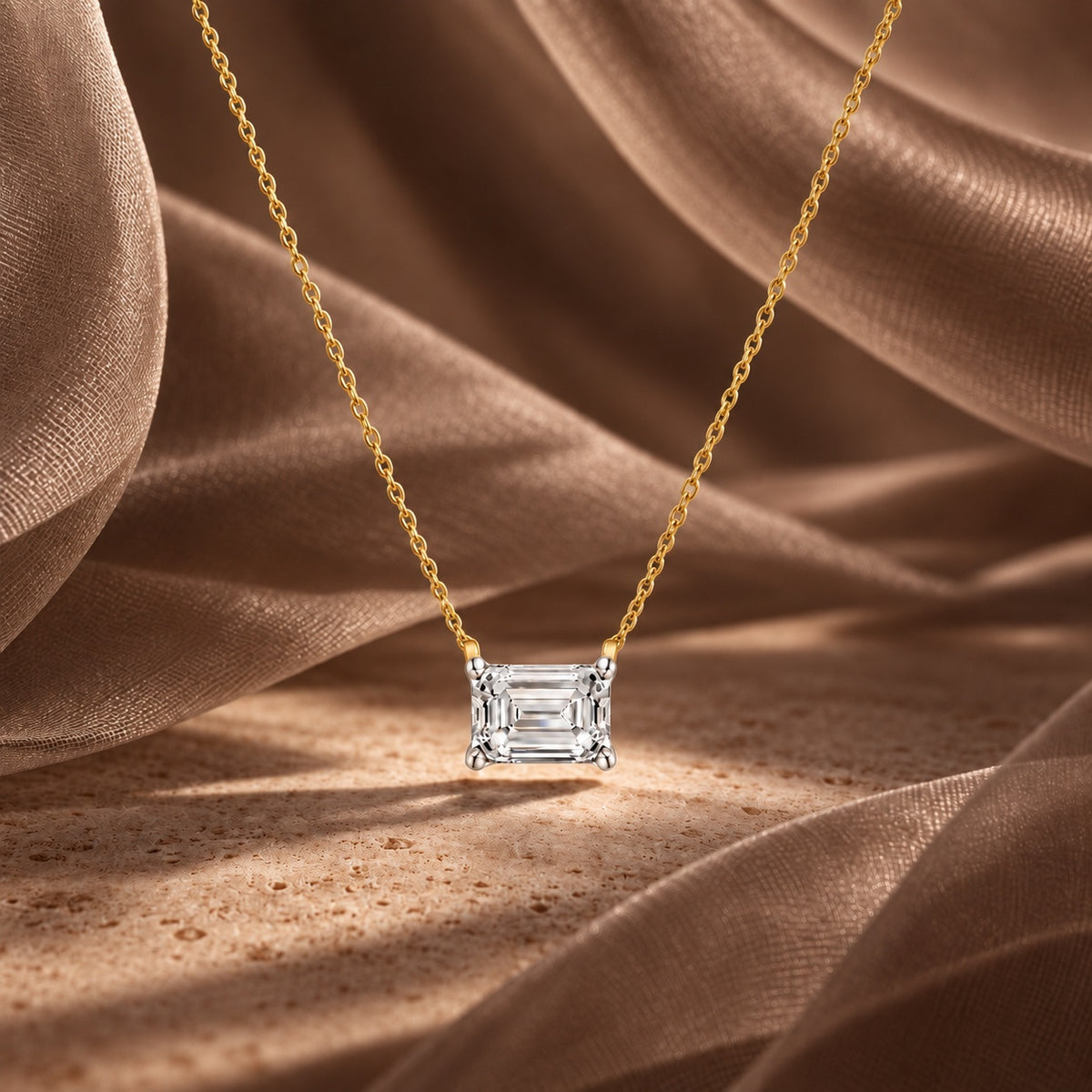 Alia 1.00 carat Solitaire Necklace