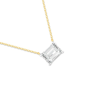 Alia 2.50 carat Emerald Solitaire Necklace | Adila Jewels