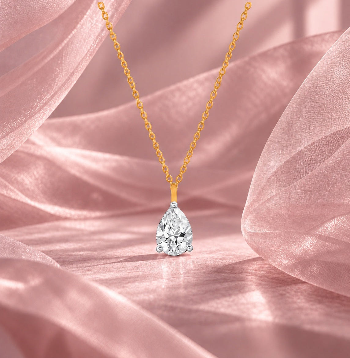 Riya 1.00ct Solitaire Necklace