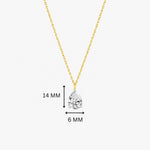 Riya 1.00ct Solitaire Necklace