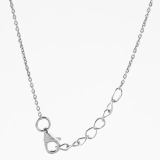 Classic M Moissanite Necklace | Initial Pendant by Adila