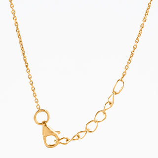 Classic M Moissanite Necklace | Initial Pendant by Adila