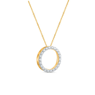 Chandini Circle 0.80ct Moissanite Silver Pendant