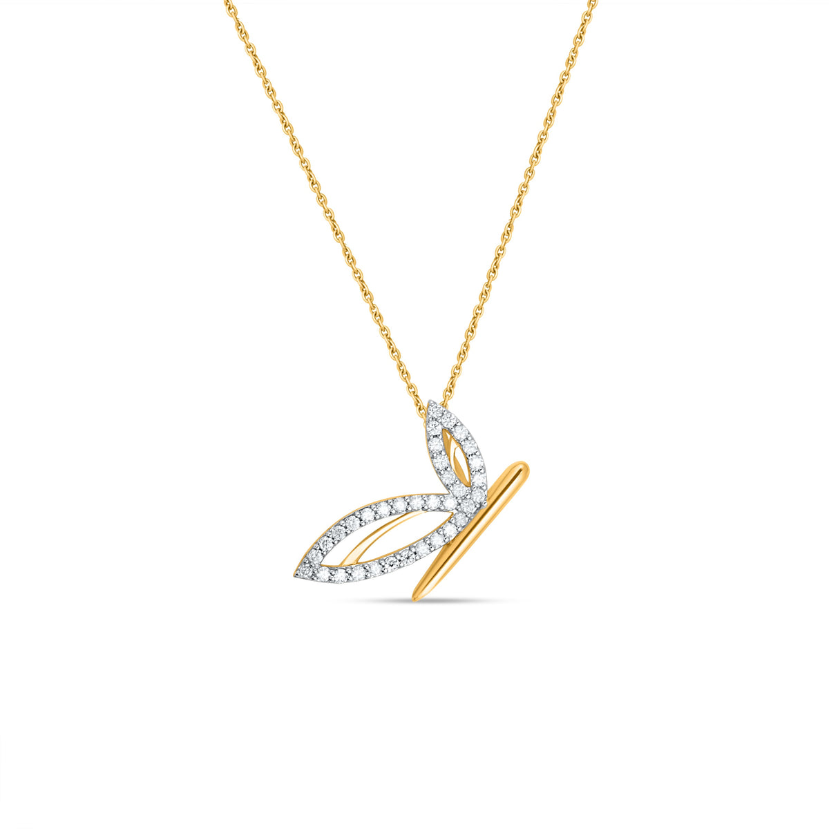 Titli Silver Moissanite Necklace