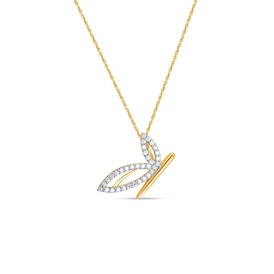 Titli Silver Moissanite Necklace