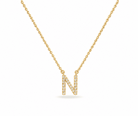Timeless Initial N Necklace