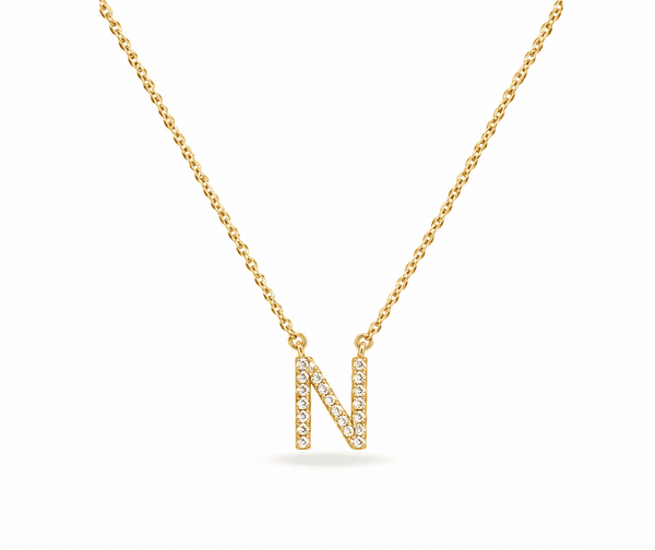 Timeless Initial N Necklace
