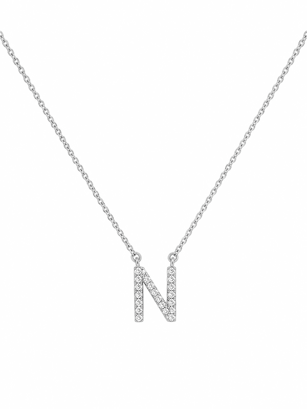 Timeless Initial N Necklace