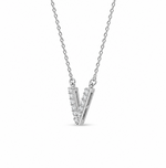 Timeless Initial V Necklace