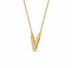 Timeless Initial V Necklace