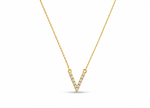 Timeless Initial V Necklace