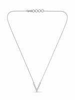 Timeless Initial V Necklace