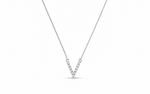Timeless Initial V Necklace