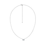 Emerald silver chains for women - Adila