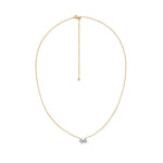 Emerald silver chains for women - Adila