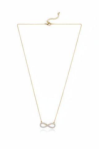Nitya Infinite Silver Moissanite Necklace