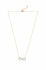 Nitya Infinite Silver Moissanite Necklace