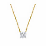 Ziya Solitaire Moissanite Necklace