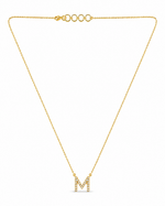 Timeless Initial M Necklace