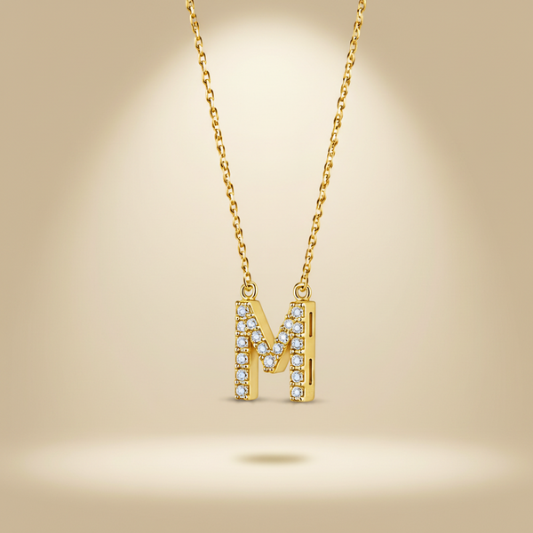 Timeless Initial M Necklace