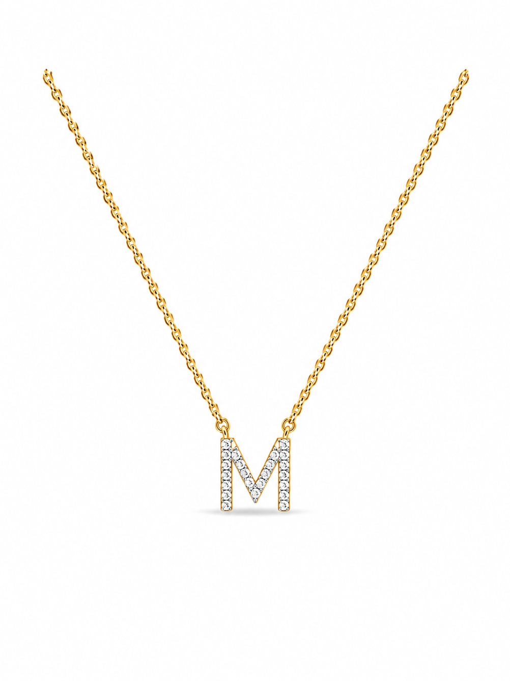 Timeless Initial M Necklace