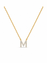 Timeless Initial M Necklace