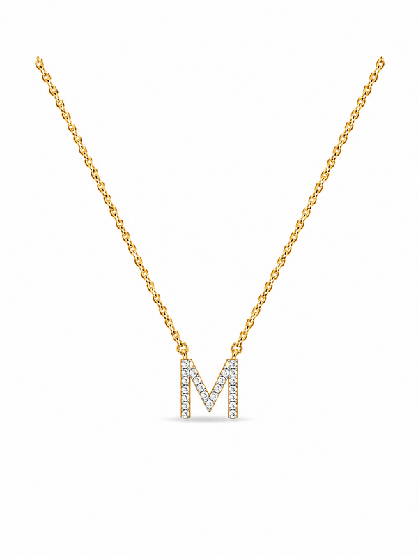 Timeless Initial M Necklace