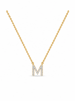 Timeless Initial M Necklace
