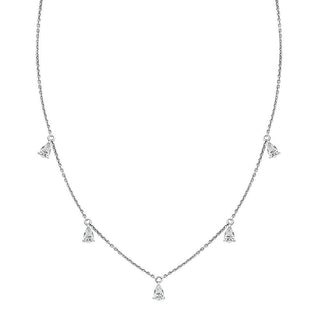 The Pear Drop Diamond Necklace in Gold - Adila