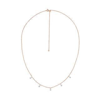 The Pear Drop Diamond Necklace in Gold - Adila