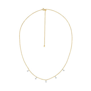 The Pear Drop Diamond Necklace in Gold - Adila