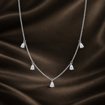 Avira 1 Carat Pear Drop Moissanite Necklace