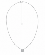Meher Halo Moissanite Necklace