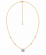 Meher Halo Moissanite Necklace